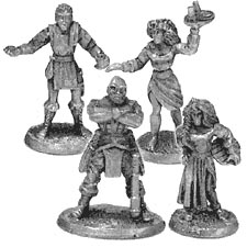 Barkeep, 2 Barmaids & a Bouncer