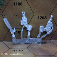 Crimson Hawk 4 Arm Sprue and Shoulder Gun