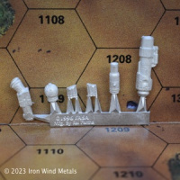 Blackwatch BKW-7R Arm, Head and gun sprue