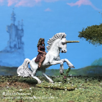 Unicorn w/ Princess Rider