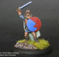 Hooded Fighter with Sword and Shield