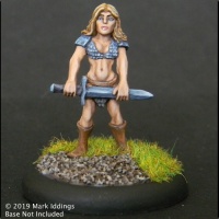 Female Barbarian with Sword