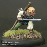 Crouching Ranger with Sword