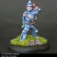 Armored Knight Raising Visor