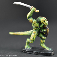 Lizard Man with  Sword and Shield
