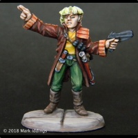 Elf Street Mage with Pistol