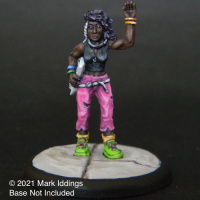 Young Female Decker with Cyberdeck
