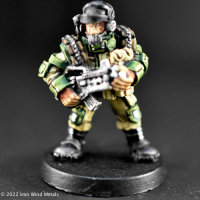 Infantry Pitbull Rifle - standing