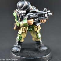 Infantry Pitbull Rifle - narrow stance