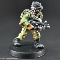 Infantry Pitbull Rifle - gun up