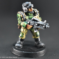 Infantry Pitbull - advancing gun ready