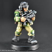 Infantry Pitbull - advancing gun relaxed