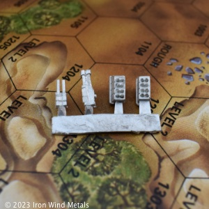 DI Schmitt Wheeled Assault Tank Weapon Sprue