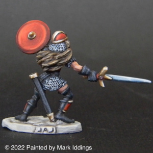 Female Fighter in Plate
