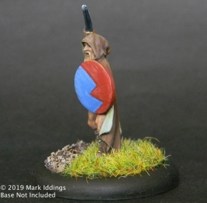 Hooded Fighter with Sword and Shield