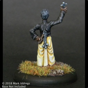 Friendly Cleric with Holy Symbol and Mace