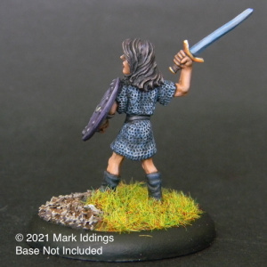 Female Fighter with Sword and Shield III