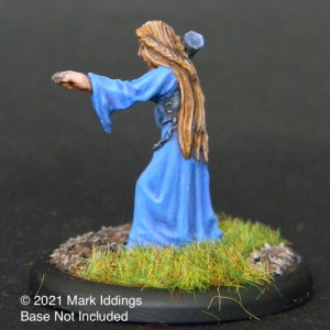 Lady Cleric Casting Spell
