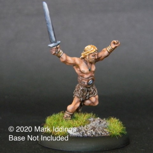 Barbarian Charging with Sword
