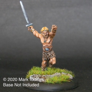 Barbarian Charging with Sword