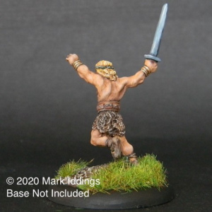 Barbarian Charging with Sword