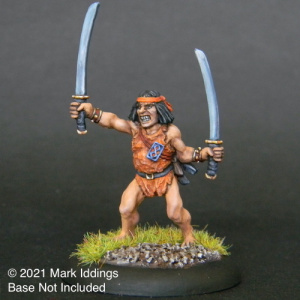 Brainless Barbarian with 2 Swords