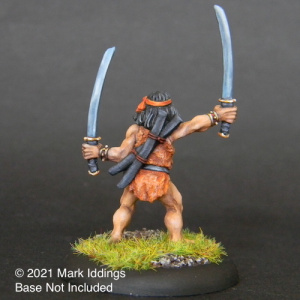 Brainless Barbarian with 2 Swords