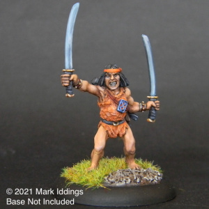 Brainless Barbarian with 2 Swords