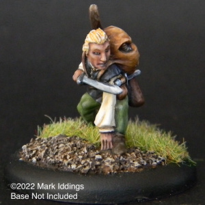 Crouching Ranger with Sword