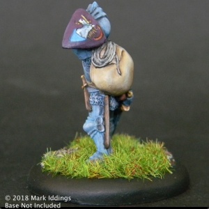 Armored Knight Raising Visor