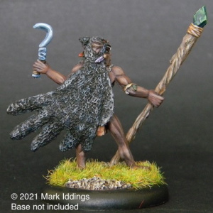 Elementalist Earth Lord with Staff and Scythe