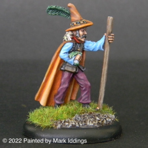 Wandering Wizard with Walking Stick