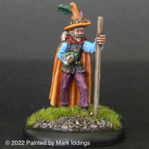 Wandering Wizard with Walking Stick