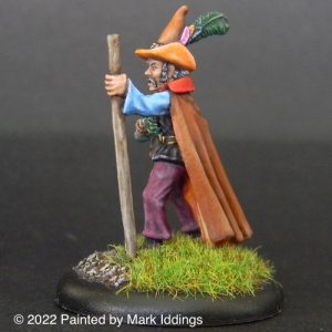 Wandering Wizard with Walking Stick