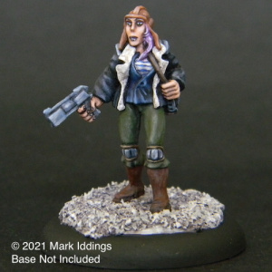 Female Rigger with Pistol