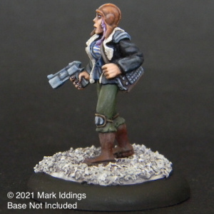 Female Rigger with Pistol