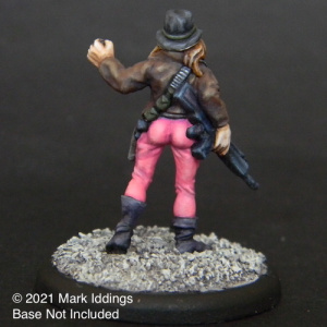 Female Bounty Hunter with Machine Gun