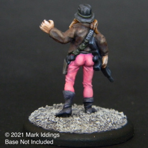 Female Bounty Hunter with Machine Gun