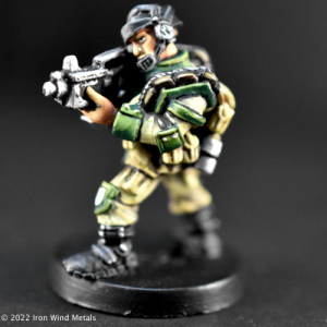 Infantry Pitbull Rifle - wide stance