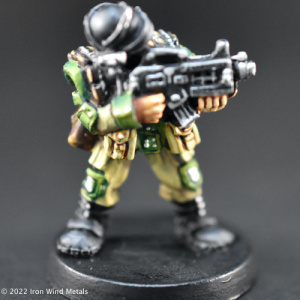 Infantry Pitbull Rifle - narrow stance